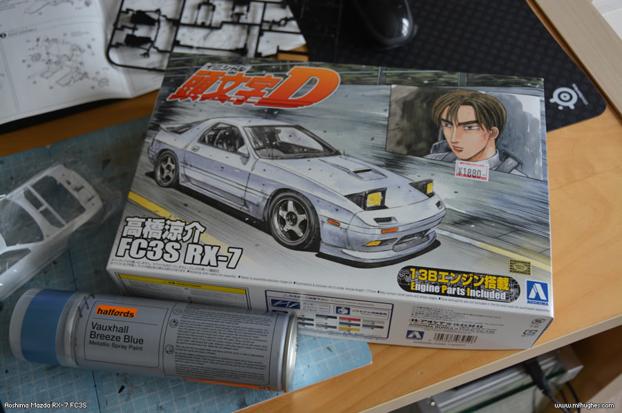 Aoshima Mazda RX 7 FC3S Work In Progress Vehicles