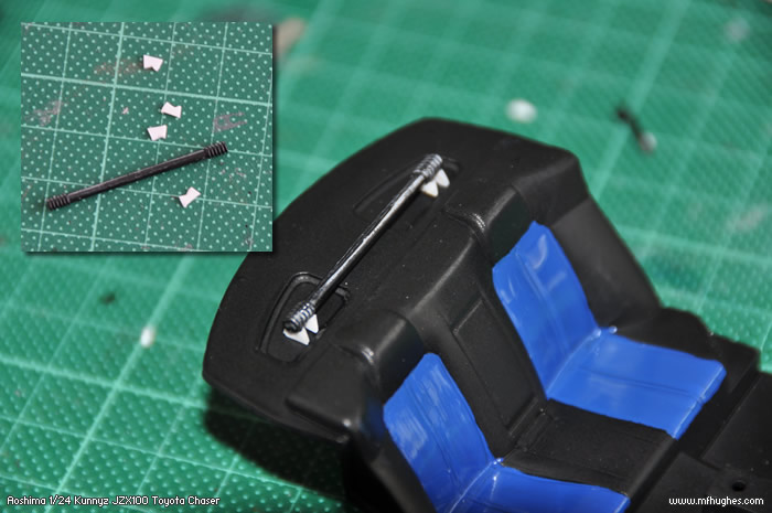 Aoshima Kunnyz Toyota Chaser 1/24 scale model kit. Photographs.