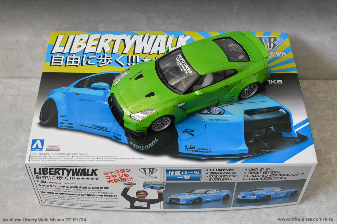 Aoshima Liberty Walk Nissan GT-R  1/24