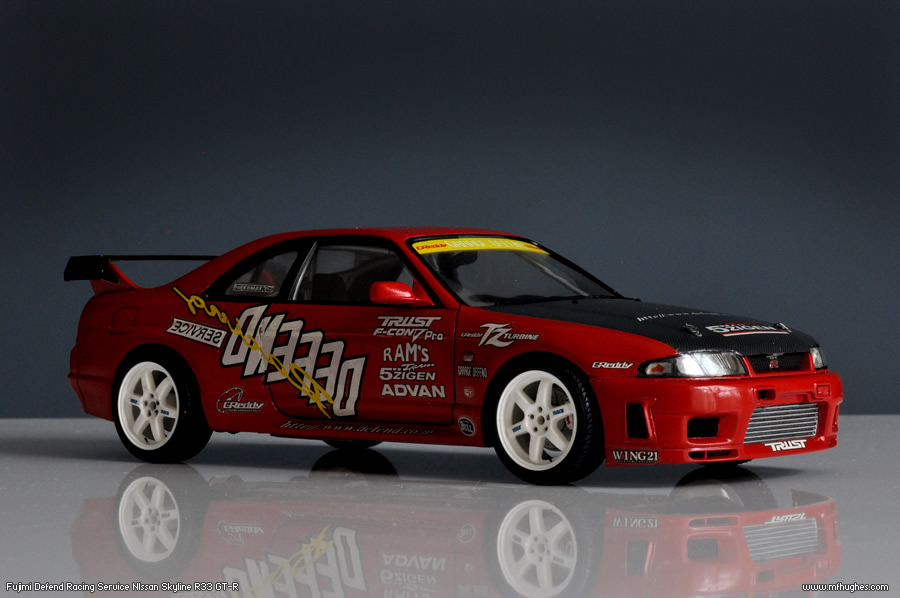 Fujimi Defend Racing Service Nissan Skyline GT-R R33 1/24 