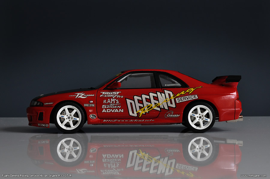 Fujimi Defend Racing Service Nissan Skyline GT-R R33 1/24 