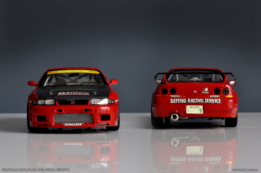 Fujimi Defend Racing Service Nissan Skyline GT-R R33 1/24 