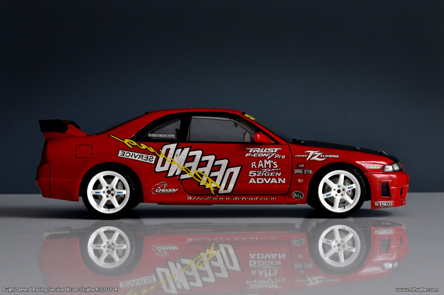 Fujimi Defend Racing Service Nissan Skyline GT-R R33 1/24 