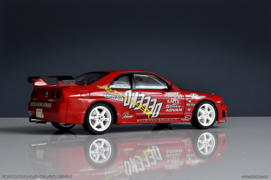 Fujimi Defend Racing Service Nissan Skyline GT-R R33 1/24 