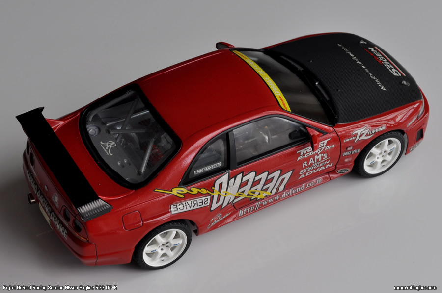 Fujimi Defend Racing Service Nissan Skyline GT-R R33 1/24 