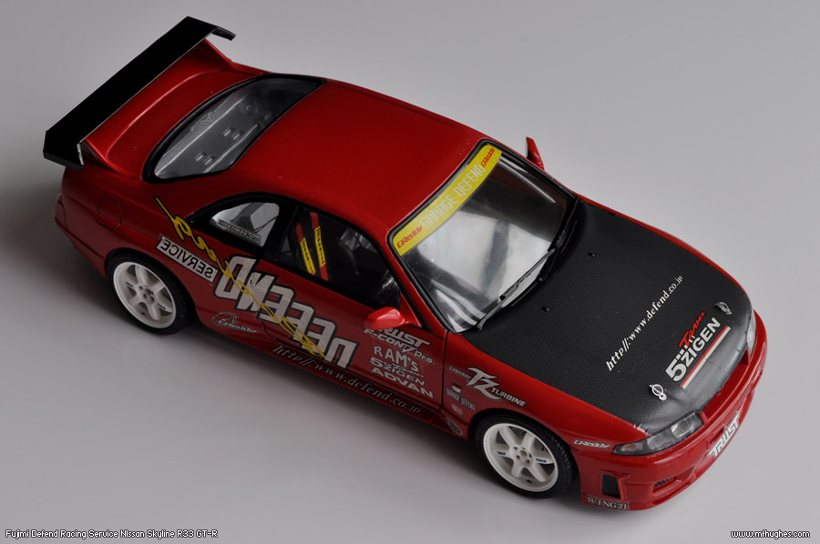 Fujimi Defend Racing Service Nissan Skyline GT-R R33 1/24 