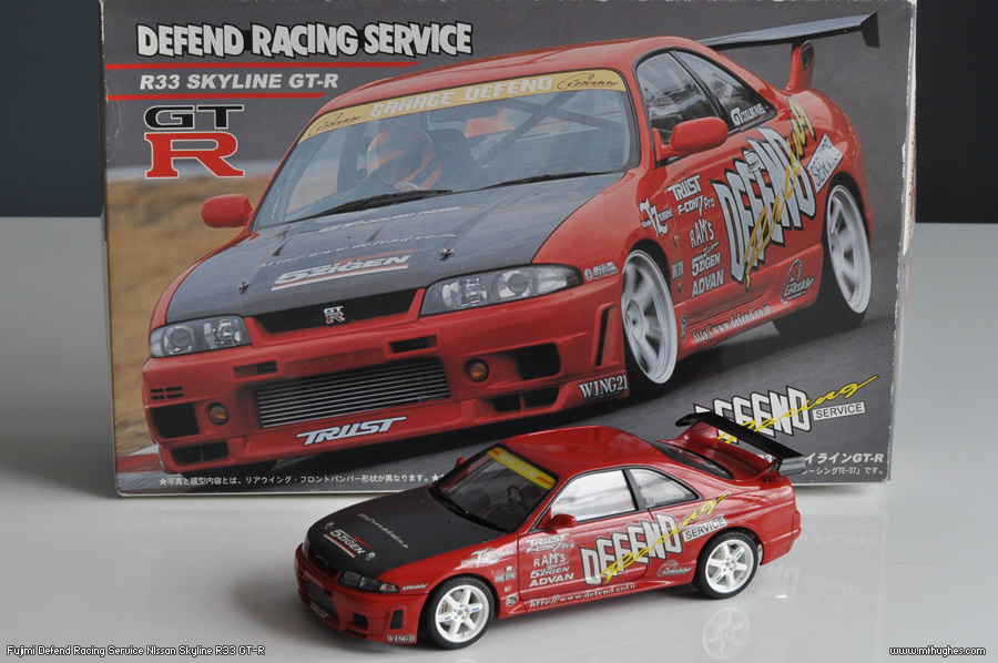 Fujimi Defend Racing Service Nissan Skyline GT-R R33 1/24 