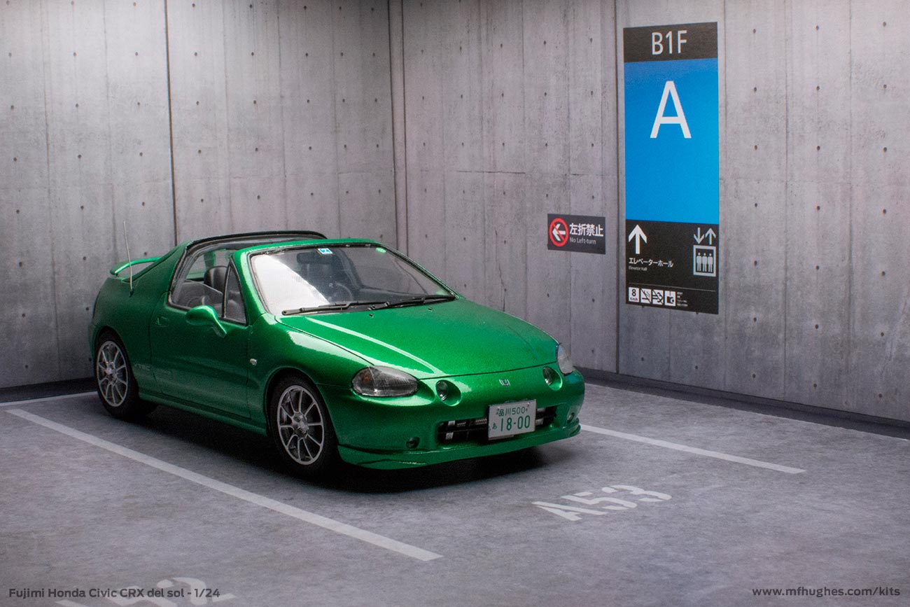 Fujimi Honda CR-X del sol 1/24 