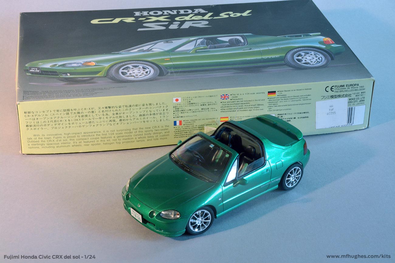 Fujimi Honda CR-X del sol 1/24 