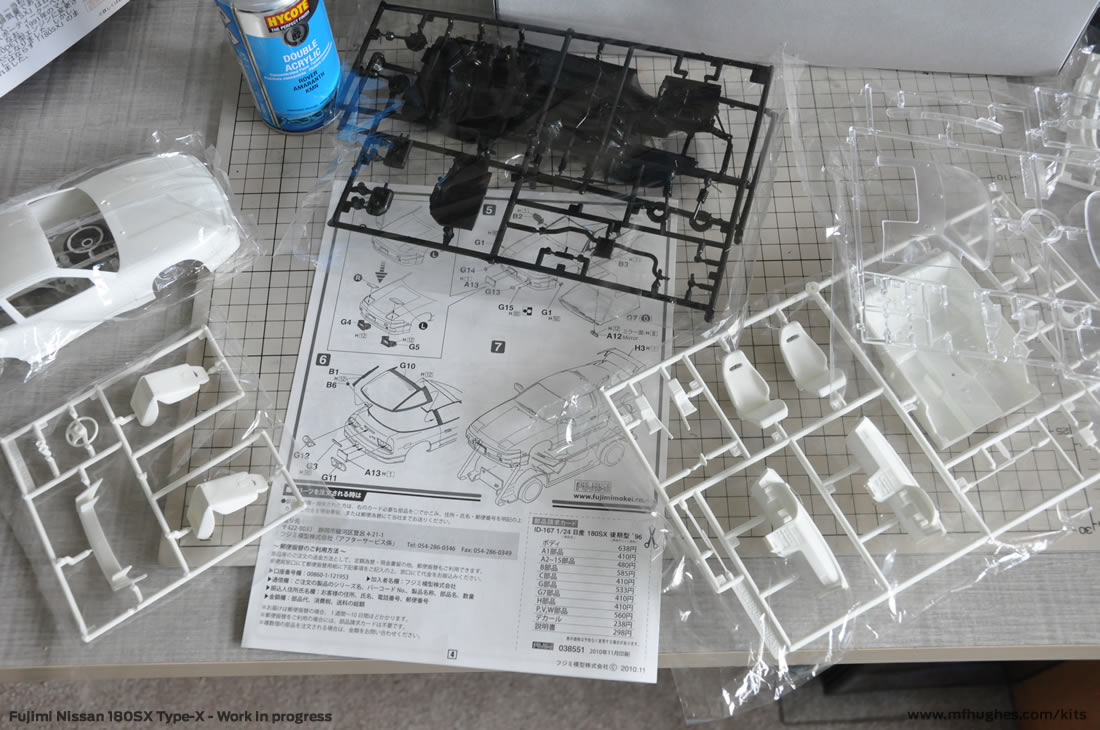 Fujimi Nissan 180SX - Work In Progress - Vehicles - Britmodeller.com