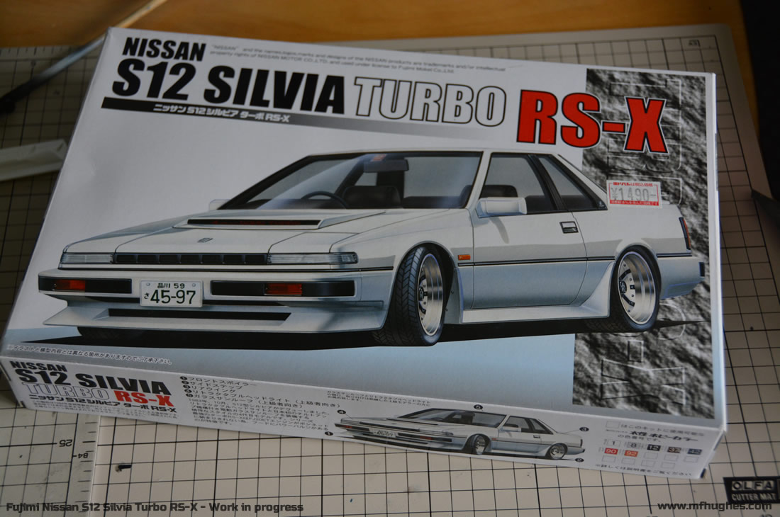 Fujimi ID-76 Nissan SILVIA TURBO RS-X S12 Rare 1/24 scale kit New Japan 