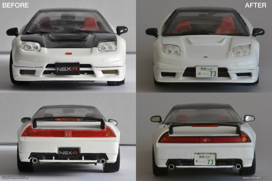 Fujimi Honda NSX-R Restoration - Ready For Inspection - Vehicles -  Britmodeller.com