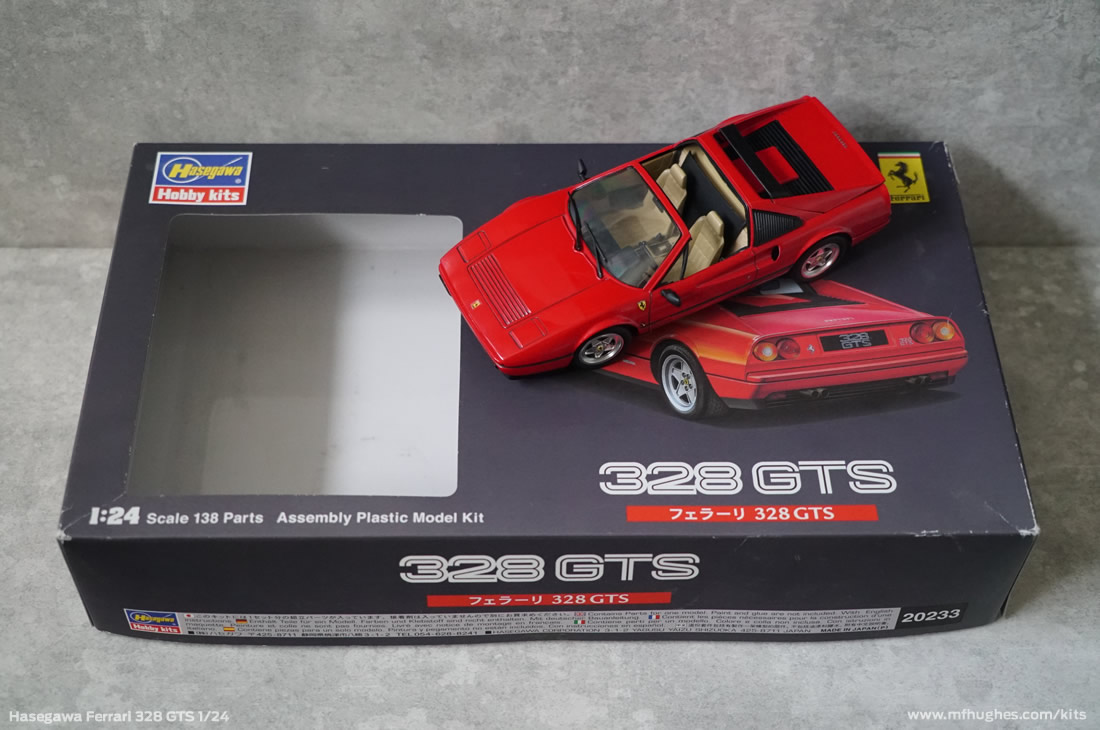 Hasegawa Ferrari 328 GTS  1/24