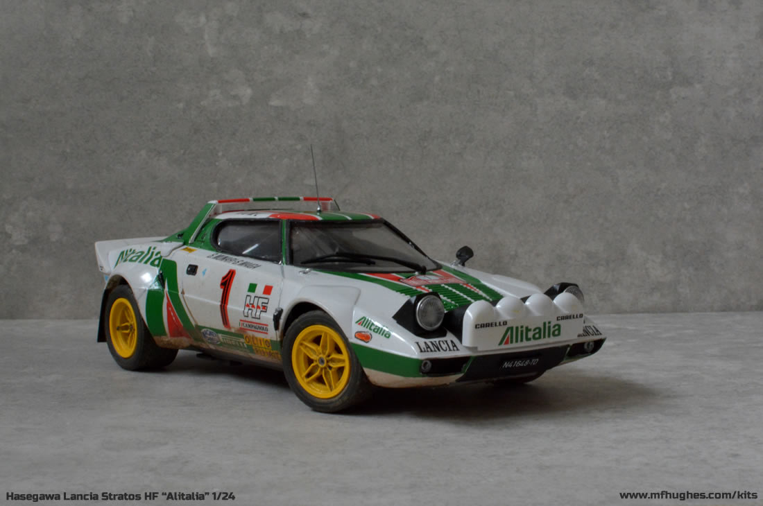 Hasegawa Lancia Stratos HF Alitalia 1/24