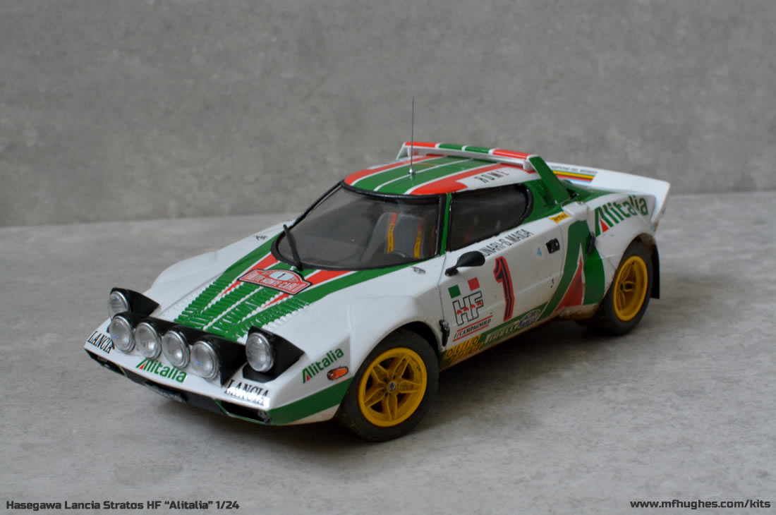 Hasegawa Lancia Stratos HF Alitalia 1/24