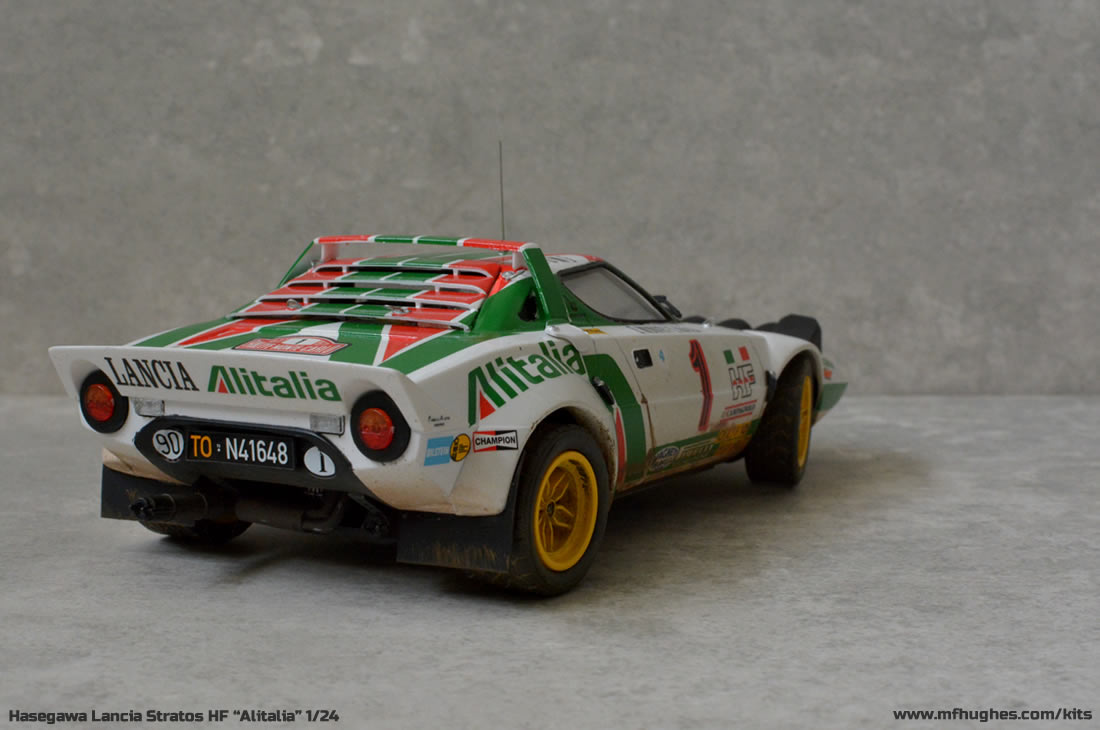 Hasegawa Lancia Stratos HF Alitalia 1/24