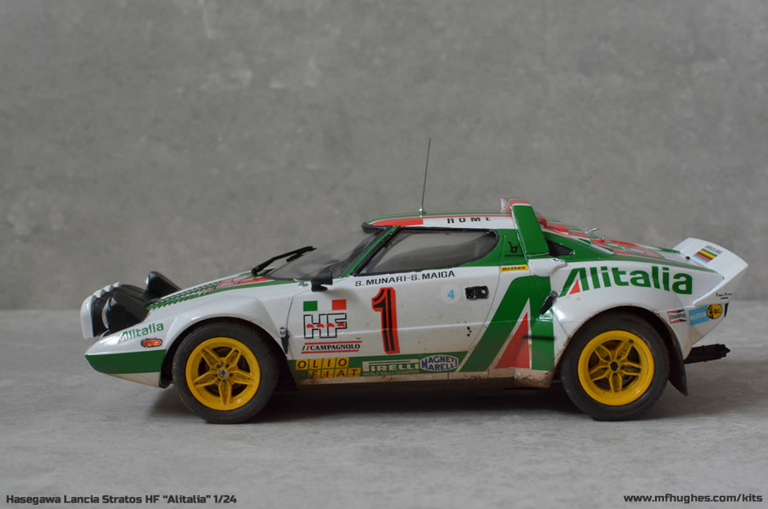 Hasegawa Lancia Stratos HF Alitalia 1/24