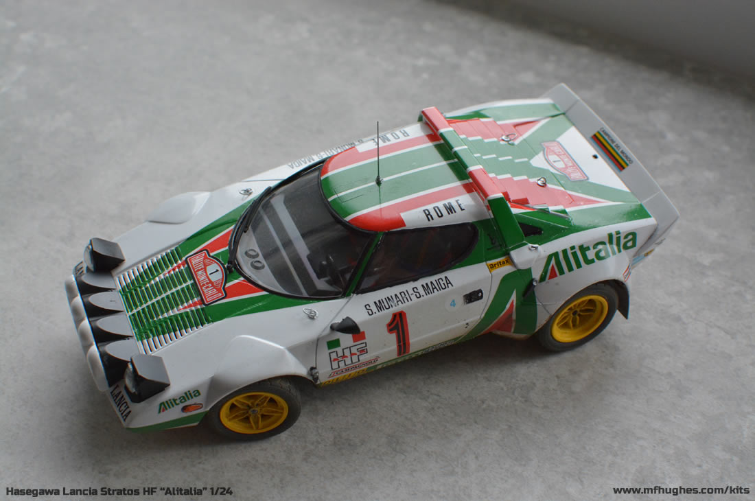 Hasegawa Lancia Stratos HF Alitalia 1/24