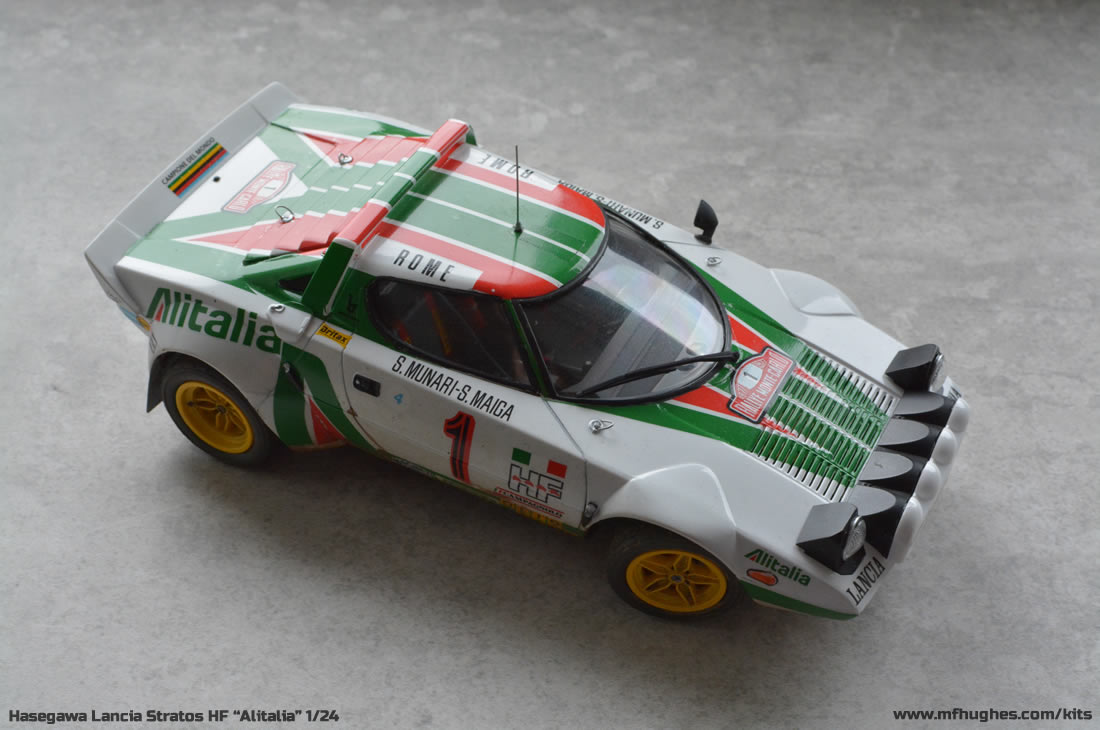 Hasegawa Lancia Stratos HF Alitalia 1/24