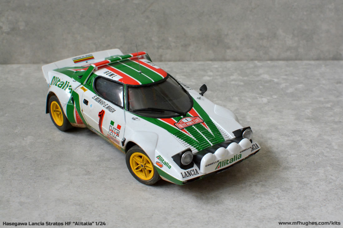 Hasegawa Lancia Stratos HF Alitalia 1/24