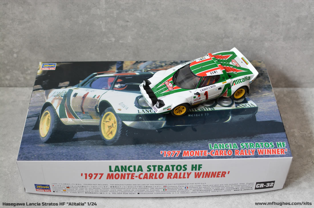 Hasegawa Lancia Stratos HF Alitalia 1/24