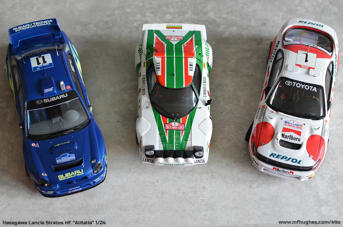 Hasegawa Lancia Stratos HF Alitalia 1/24