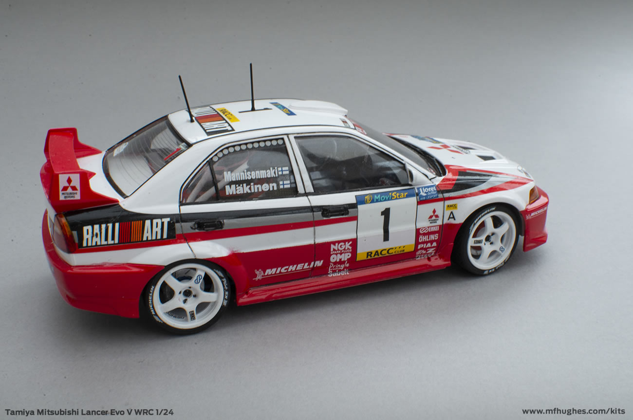 Tamiya Mitsubishi Lancer Evo V WRC 1/24