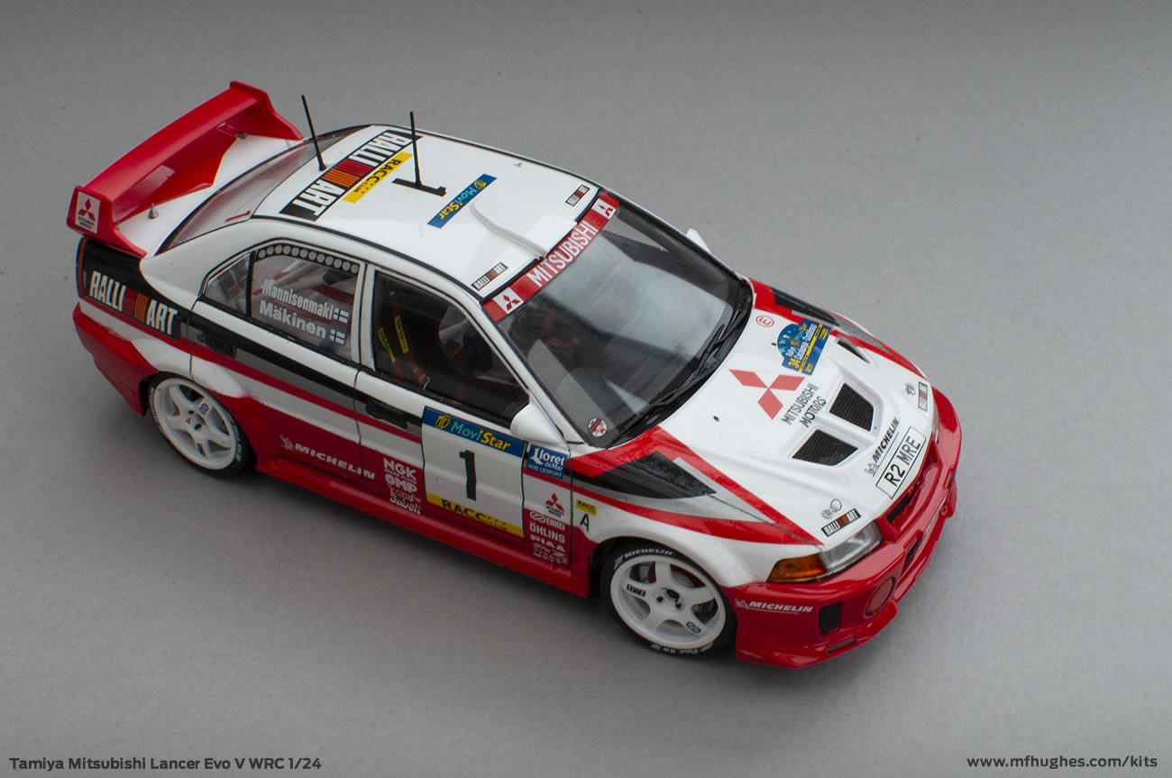 Tamiya Mitsubishi Lancer Evo V WRC 1/24