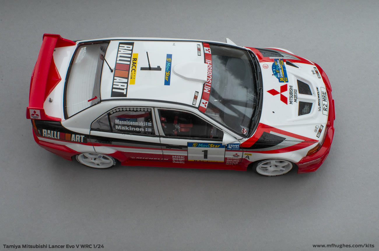 Tamiya Mitsubishi Lancer Evo V WRC 1/24