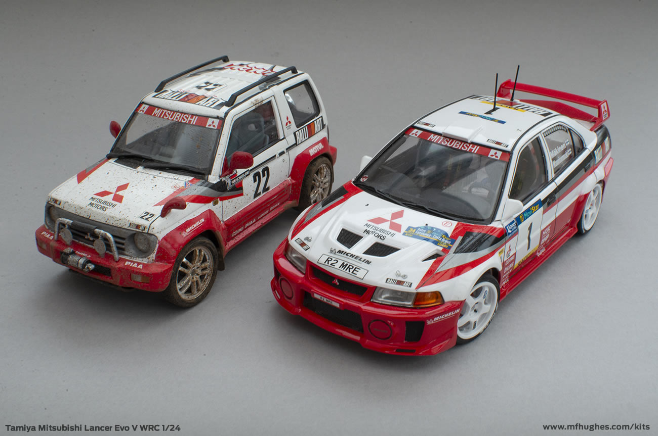 Tamiya Mitsubishi Lancer Evo V WRC 1/24