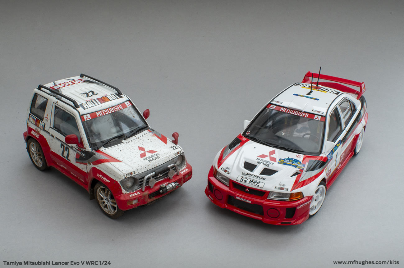 Tamiya Mitsubishi Lancer Evo V WRC 1/24