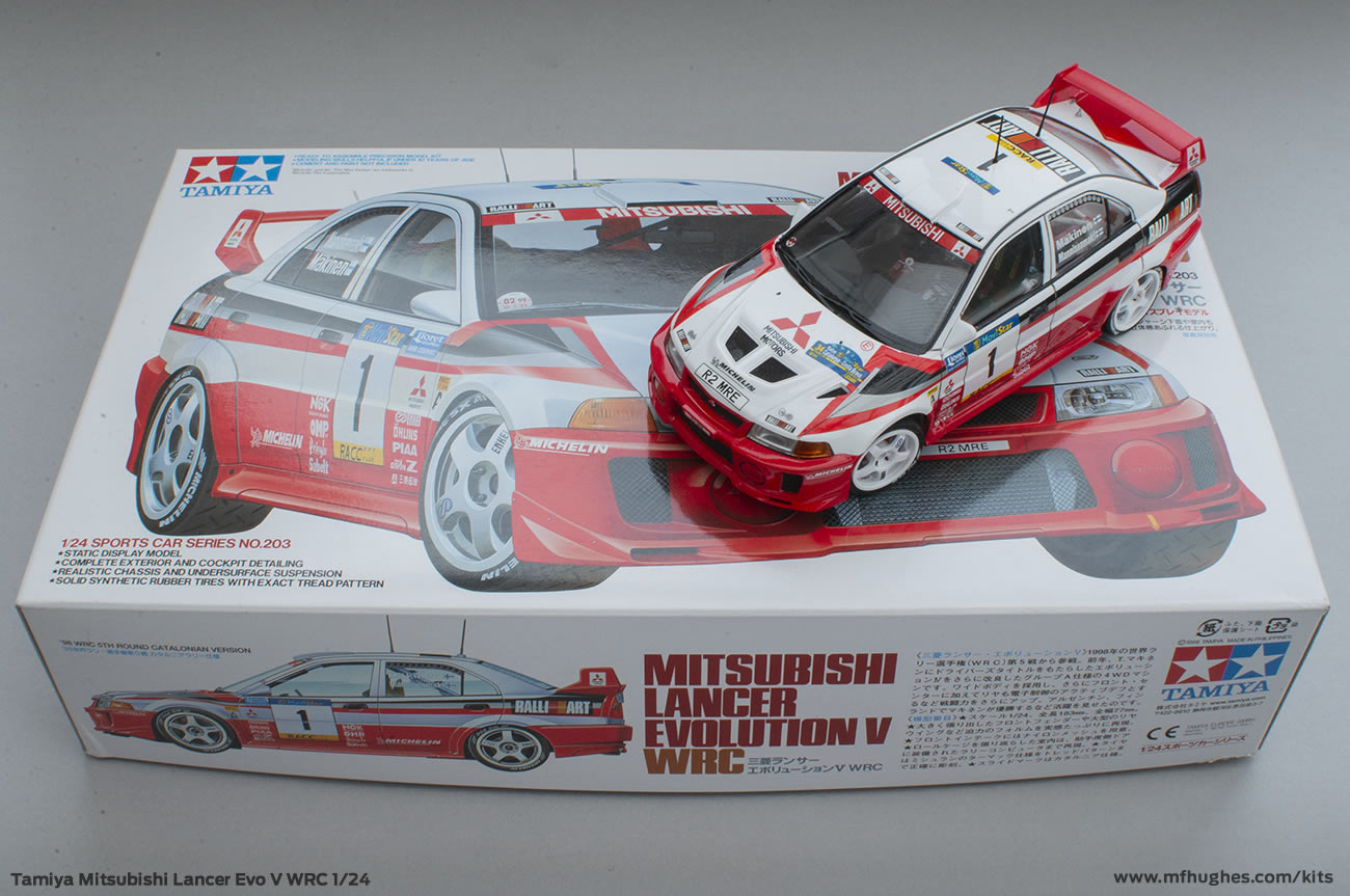 Tamiya Mitsubishi Lancer Evo V WRC 1/24