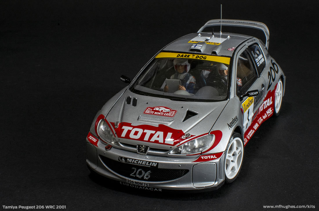 Tamiya Peugeot 206 WRC 2001  1/24