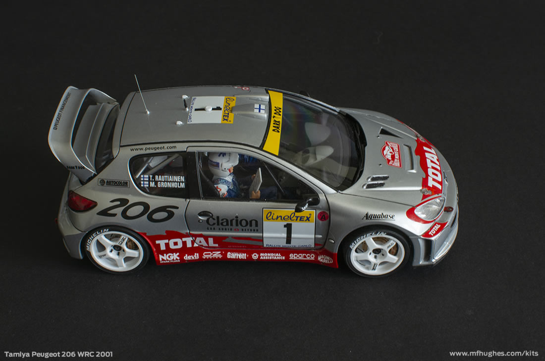 Tamiya Peugeot 206 WRC 2001  1/24