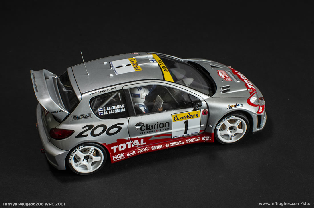 Tamiya Peugeot 206 WRC 2001  1/24