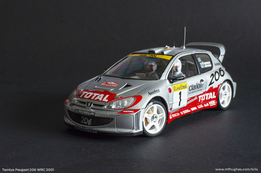 Tamiya Peugeot 206 WRC 2001  1/24