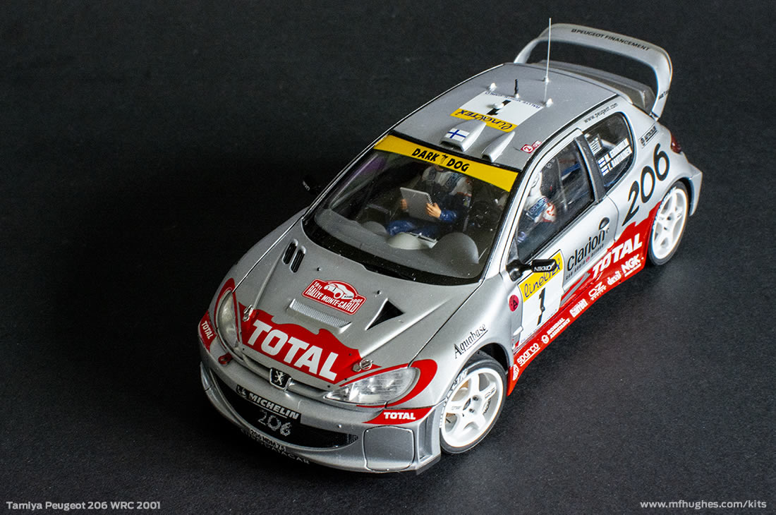 Tamiya Peugeot 206 WRC 2001  1/24