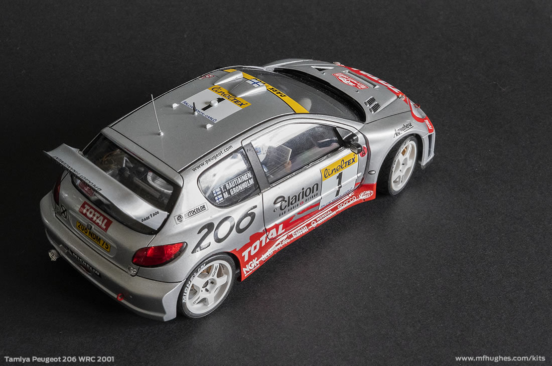 Kit déco Peugeot 206 WRC 2001