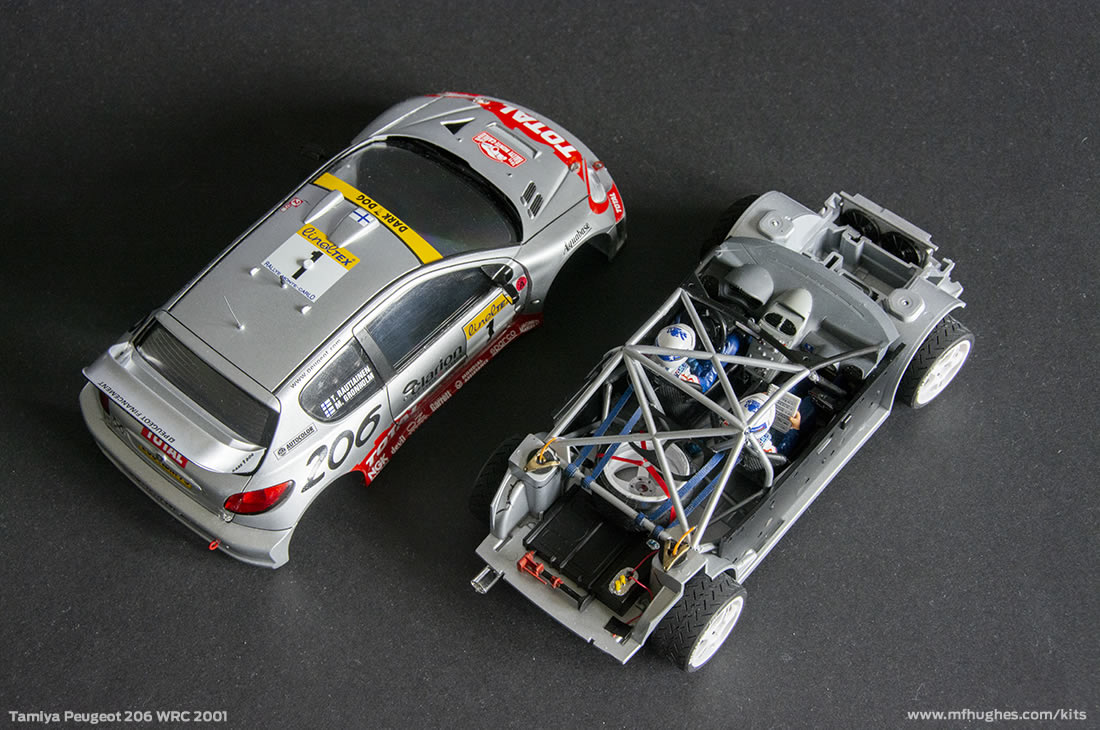 Tamiya Peugeot 206 WRC 2001  1/24