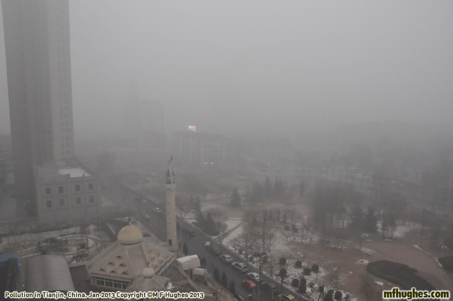 Air pollution, Tianjin